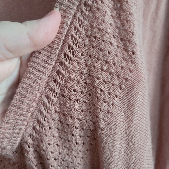 Boho Poncho Style Knitted Top with Tassels - Picture 9 of 11